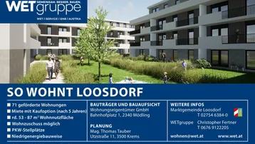 Expose geförderte Gartenwohnung | Erstvergabe Top 1 | Miete mit Kaufoption
