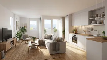Expose 3-Zimmer Hochparterre Neubau-Wohnung mit Balkon (W07)