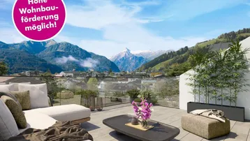 Expose Porscheallee W8 - Dachgeschosswohnung mit Panoramaterrassen und fantastischen Bergblick
