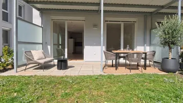 Expose ERSTBEZUG: Hochwertige 2-Zimmer- Gartenwohnung, sofort beziehbar