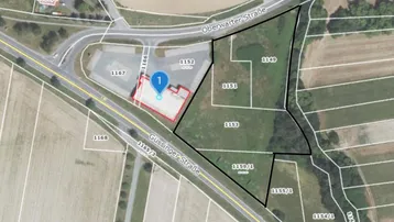 Expose Betriebsgrundstück mit Planung für Garagenpark