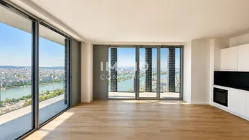 Expose 43. Etage Signature Skyline Supreme – Süd-Eckresidenz - 3 Zimmer, Freifläche und mit Panorama über Wien und Donau