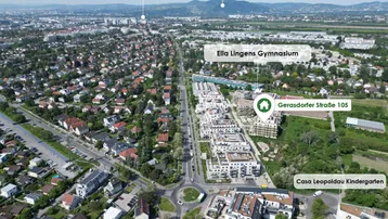 Expose Provisionsfreier Erstbezug in absoluter Grünruhelage - westseitig und hell mit ausgezeichneter Ausstattung (Geothermie mit "Fussbodenkühlung",..)
