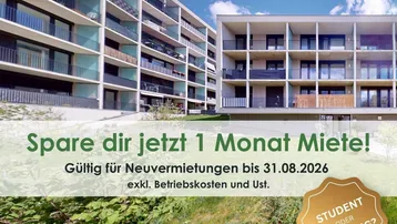 Expose Entspannung im Innenhof, Urbanität vor der Tür – Styria Center
