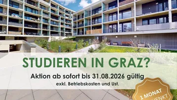 Expose Entspannung im Innenhof, Urbanität vor der Tür – Styria Center