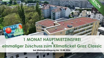 Expose Zentral & modern - Kompakte 2-Zimmer-Wohnung mit gemütlicher Freifläche!