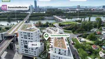 Expose Wohngenuss nahe der Donau - Moderne 2-Zimmer-Wohnung mit Balkon - ab 01.12.2026 beziehbar!