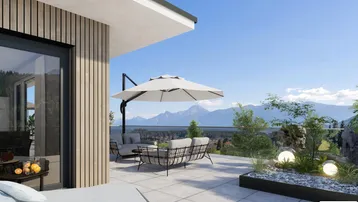 Expose Penthouse Neubauwohnung in Villach - Panoramablick ins Glück – Top 22