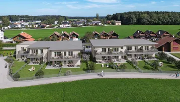 Expose Jetzt Rohbaubesichtigung vereinbaren | Traumhafte Gartenwohnung in Perwang am Grabensee