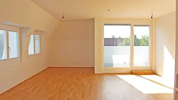 Expose Dachgeschoss 4 Zimmer mit Terrasse - Wohnzuschuss möglich!