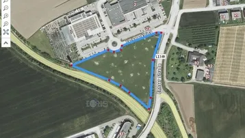 Expose Grundstück mit B Widmung am Fachmarktring Steyr - - Industrie oder Gewerbe !!!