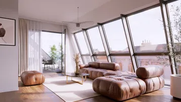 Expose Penthouse-Feeling über den Dächern Wiens - Exklusive Maisonette mit 50 m² Freiflächen