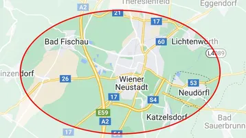 Expose Bezirk Wiener Neustadt: Gewerbegrundstücke von ca. 2.500 m² bis ca. 7.700 m² in werbewirksamer Frequenzlage langfristig zu mieten