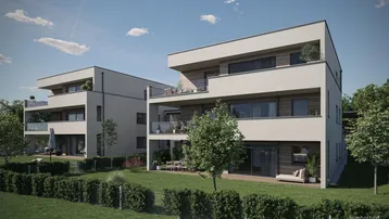 Expose NEUBAU! Wunderschöne 4-Zimmer-Wohnung mit großer Außenflächen in Kirchschlag zu verkaufen!