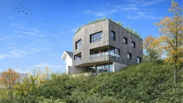 Expose Baustart fixiert: Modernes Architekten-Doppelhaus