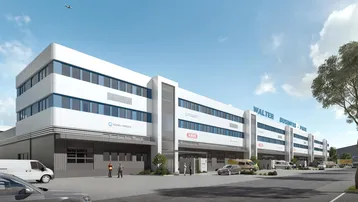 Expose Modernes Büro (147 m²) und multifunktionelle Lagerfläche (430 m²), provisionsfrei – WALTER BUSINESS-PARK