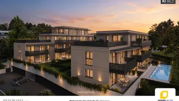 Expose Gartenwohnung mit Pool-Option! Grüne Oase mit Panorama Pur! Baustart erfolgt!