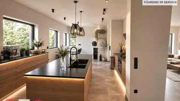 Expose Exklusives Designerhaus mit großzügigem Garten und Pizzaofen in absoluter Ruhelage!