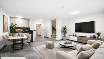 Expose OFFENES WOHNGEFÜHL &amp; VIEL PLATZ | Reihenhaus | BJ 2019 | 7 Zimmer | Garten | Terrasse | Luftwärmepumpe