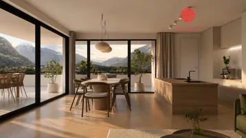 Expose Penthouse in Haiming – wo der Horizont zur Wohnzimmerwand wird
