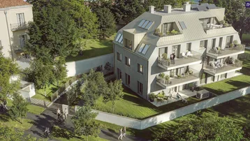 Expose Mehr als ein Neubau. Ein Neubeginn! WOW - Gartenwohnung mit riesigem Garten und Terrasse! 3 Zimmer + Hochwertige Ausstattung + Ideale Infrastruktur + Garage + Ein neues Lebebsgefühl!