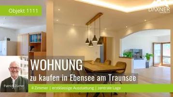 Expose 4 Zimmer Wohnung im Ortskern von Ebensee am Traunsee