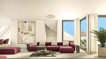 Expose SERVITENVIERTEL - GENIALES PENTHOUSE 160m² WFL mit 2 großen TERRASSEN - HIGH END AUSFÜHRUNG - BEZUG 1. QUARTAL 2028