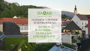 Expose Moderne 3-Zimmer-Stadtwohnung im Zentrum von Wolfsberg – Licht, Lage, Lebensqualität