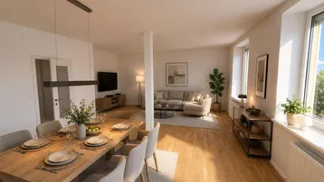 Expose Sanierte Wohnung mit Balkon in heller, zentraler Lage von Feldkirchen