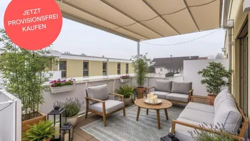 Expose PROVISIONSFREI! 3-Zimmer-Wohnung mit Rundum-Dachterrasse | Zugang von jedem Raum | Großzügig geschnitten