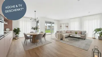 Expose PROVISIONSFREI! Sofort vermietbare 3-Zimmer-Gartenwohnung | Lichtdurchflutet | Loggia, Terrasse &amp; Garten | Schrank- und Abstellraum