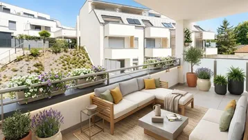 Expose ERSTBEZUG: Ankommen &amp; Wohlfühlen – Exklusive 2-Zimmer-Neubauwohnung | ca. 60 m² | mit Balkon &amp; Tiefgarage