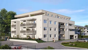 Expose Neubau: geförderte 2-Raum Mietwohnung mit Kaufoption in Oberndorf bei Schwanenstadt Top 103