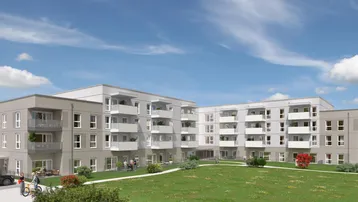 Expose Neubau: geförderte 3-Raum Mietwohnung in Alkoven