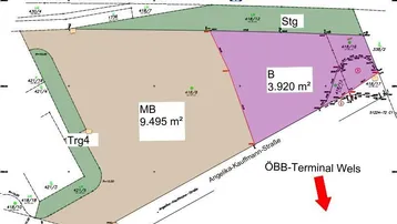 Expose Gewerbe- und Betriebsbaugrundstück an EINEM Standort, Terminal Wels, OÖ Zentralraum