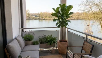 Expose Moderne 2-Zimmer-Wohnung mit Balkon – ruhige Lage direkt am Inn