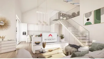Expose "ELISABETH-VORSTADT - Großes 2 Zimmer LOFT mit Galerie &amp; Traumterrasse und Aufzug in generalsanierter Ceconi-Villa"