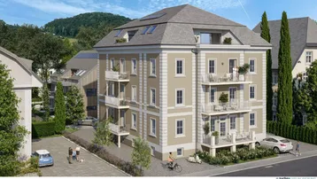 Expose "ELISABETH-VORSTADT - 2 Zimmerwohnung mit Aufzug und Balkon in generalsanierter Ceconi-Villa"