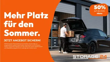 Expose SOMMERAKTION! 28-112m² Garagen &amp; Lagerflächen mit Strom zur Miete