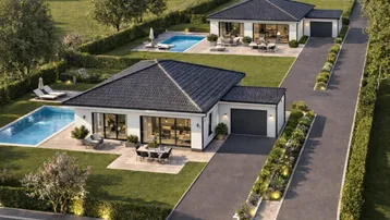 Expose Exklusiver Bungalow– modernes Neubauprojekt in Raab zu kaufen