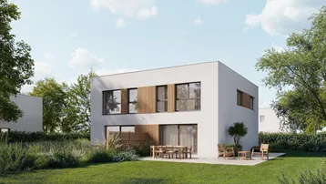 Expose Neubau: Doppelhaushälfte 119 m² mit Garten in Sitzenberg-Reidling