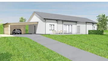 Expose PROVISIONSFREI! Neubau-Doppelhaushälfte mit Doppelcarport in Bairisch Kölldorf