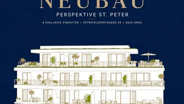 Expose Neubau I 2 Zimmer Gartenwohnung 33,73 m² + 41,64 m² Garten + 7,65 m² Terrasse in St. Peter/Graz