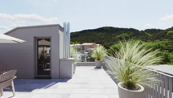 Expose Abkühlen im hauseigenen Pool .... Ihre Traumwohnung mit Terrasse oder Garten und Fernblick Nähe Maurer Wald PROVISIONSFREI !!