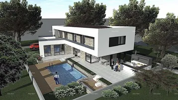 Expose Haus PERUŠKI, HAUS IM ROHBAU MIT POOL