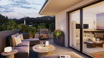 Expose Top 9 - Exklusive 3-Zimmer-Terrassenwohnung im Dachgeschoss