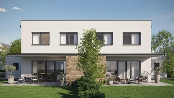 Expose Wohnen mit Lebensqualität - modernes Doppelhaus in Leonding