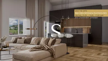 Expose DAS PENTHOUSE - DAS SONN.VEIT | Letzte Einheit im Projekt | 360°-Ausblick. 4-Meter Raumhöhe. Barrierefrei &amp; Tiefgarage.