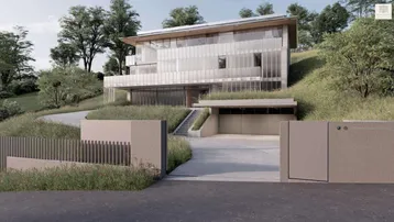 Expose ERSTBEZUG - Einzigartige Architektenvilla mit Panoramablick - Wohnen auf höchster Ebene im Einklang mit der Natur
