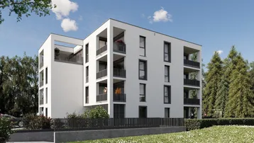 Expose Neubau: 4-Zimmer Wohnung mit Südwestterrasse in Bodenseenähe - Wohnbauförderung möglich